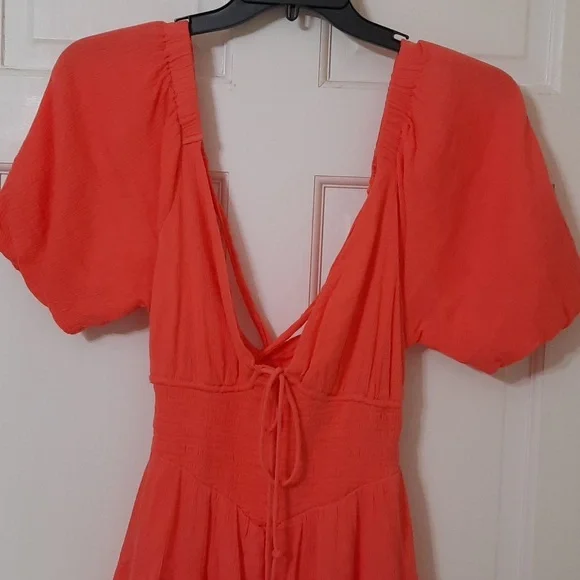NWT FREE PEOPLE WATERMELON DRESS SZ S - Picture 2 of 12